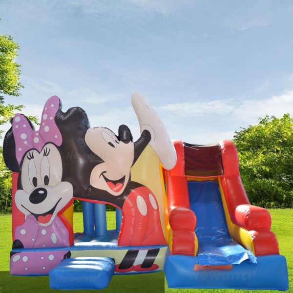 PVC Castle Bouncer Inflatable Bounce House Slide Combo Luxury with Custom Logo Printed