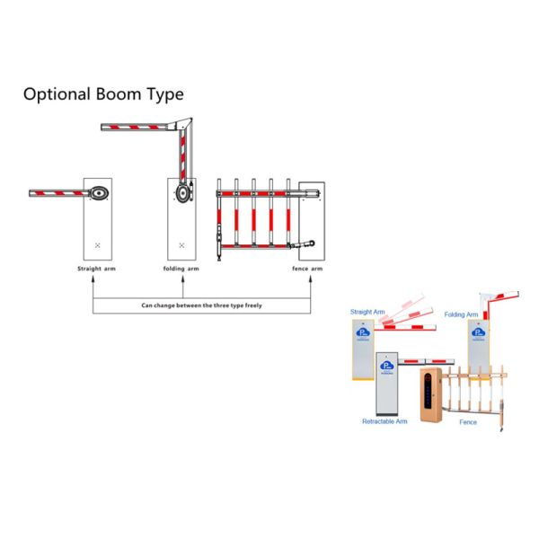 Барьер заграждения ворот барьера Rfid движения алюминиевой отчетливо произношенный рукой с рукой 6m