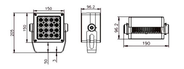 Parking Lot Waterproof LED Floodlight IP65 36W LED Flood Light