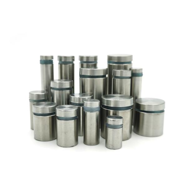 As vendas por atacado cobriram o suporte isolador que de vidro inoxidável do trilho o sinal decorativo aperta o suporte do sinal