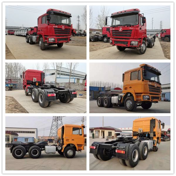 En buen estado Shacman X6000 6*4 Camión de cabeza de tractor con motor Cummins Isme 420