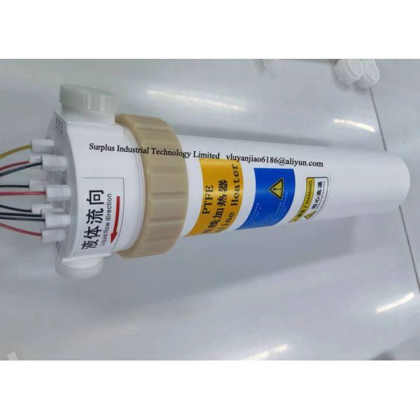 Подогреватель 230V 3P 10KW Ultrapure воды PTFE онлайн/электрический встроенный