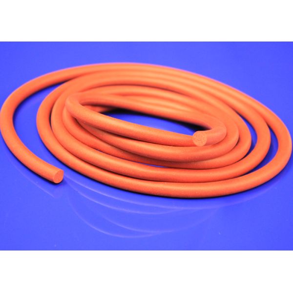 Round Silicone Sponge Rubber Strips 10-80a Hardness For Bottle Can Sealing