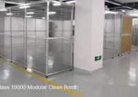 Pharmaceutical Softwall Clean Booth FFU Clean Room Equipment Aluminum Structure Frame