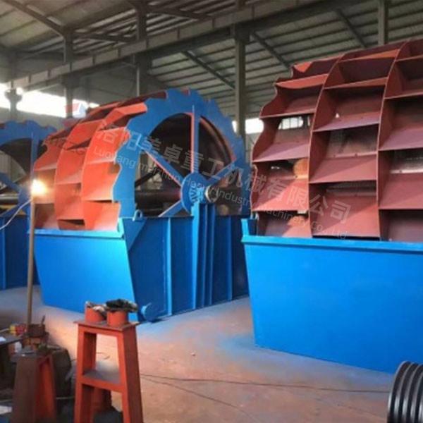 20-50 T/H Bucket Sand Washer  Customized Color Stable Operation 0-10mm Feeding Size