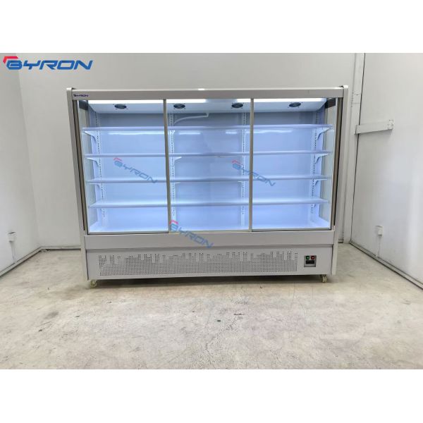 Open Vertical Multideck Display Fridge OEM Refrigerated Showcase