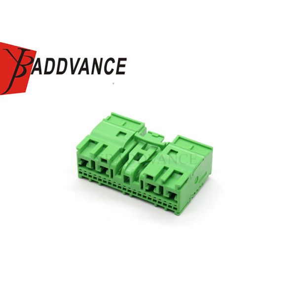 Автомобильный зеленый цвет PBT GF15 распечатал женский 24 контактного разъема для автомобилей