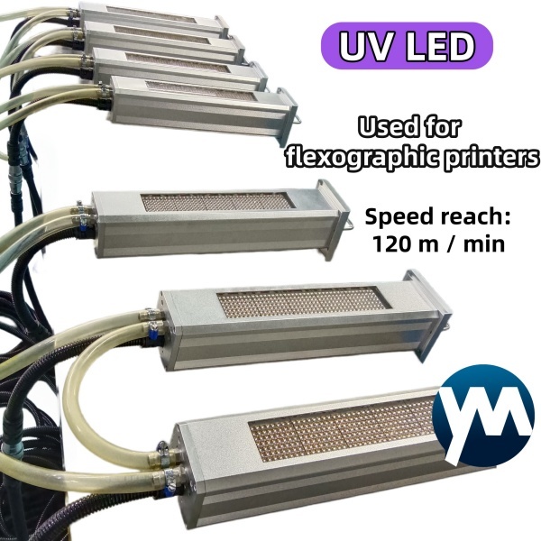 UV LED light 3000W 280mm for printing and curing Swiss Narrow Width Flexographic Label Printing Machine