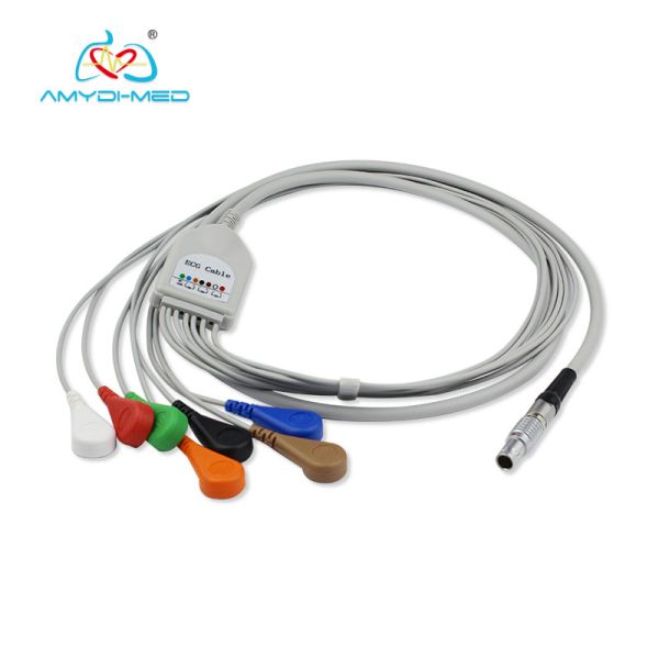 TPU ECG Cable Connectors 6 Month Warranty With CE/ISO Certification