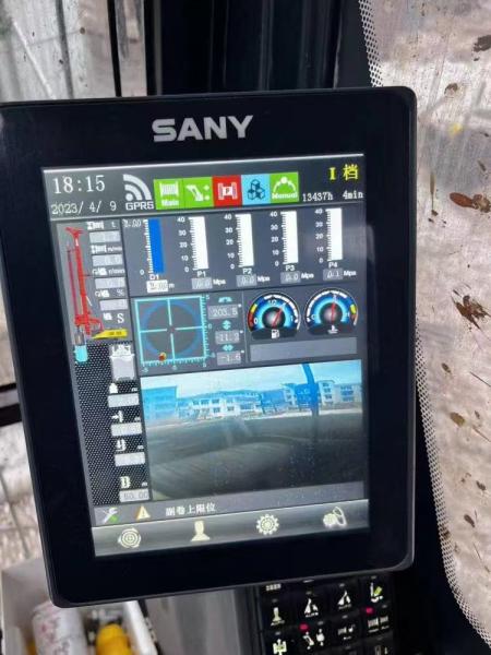 ISUZU 6HK1 Used Shacman Rig Machine maximum borehole diameter 1.8m
