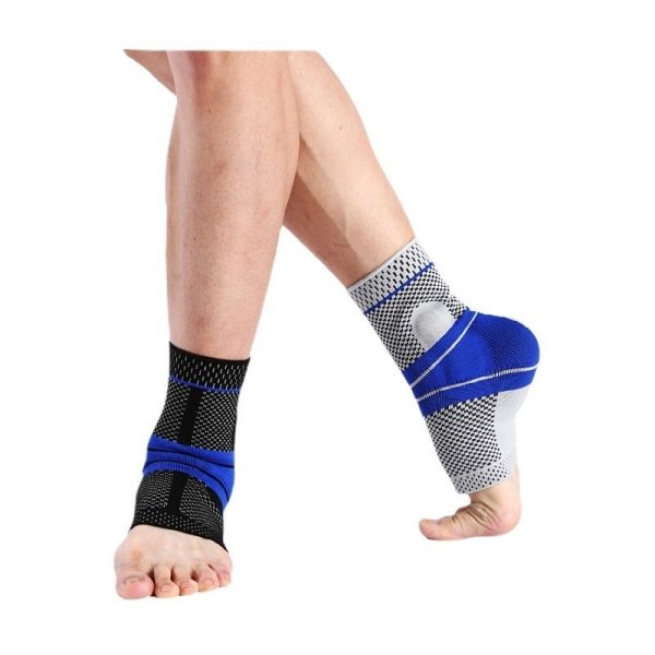 3D Elastic Silicone Sport Ankle Support Brace for Protection Projects Tennis Balls