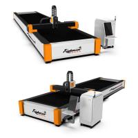 Raycus Laser Source Machine de découpe laser à fibre métallique avec électronique Conception d'armoire séparée