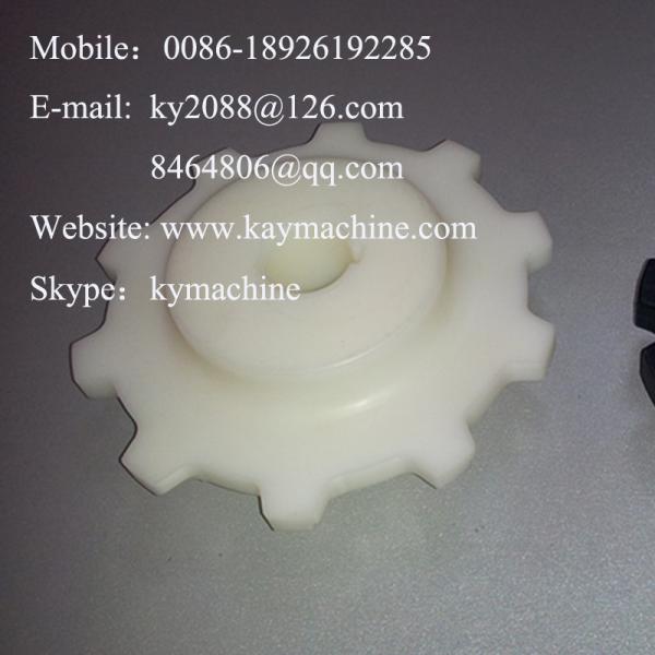 Customized engineering plastic parts feed worm sprockets Gear Spur Gear Plastic Machinery Parts manufacturer factory