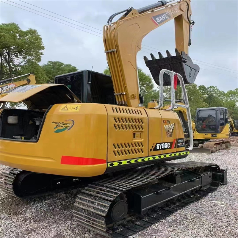 95% New Used Mini Excavators Sany Brand SY95C Low Working Hours 9.5 Ton Used Excavators Earth Moving Machine for Hot Sale