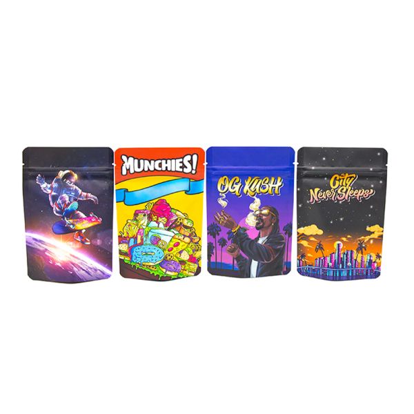 Eco Friendly Recyclable 3 Side Seal Pouch Plastic Zipper Bag Recycling Mylar Bags