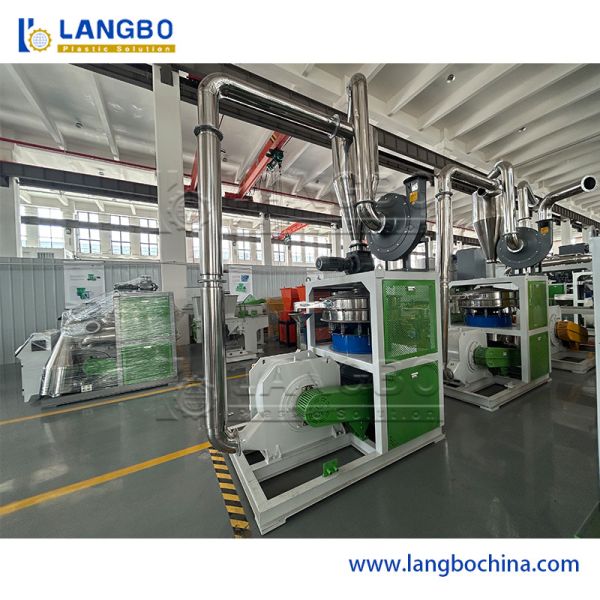 Advanced PVC Disc Grinder Mill Pulverizer Machine For Scrap Plastic Processing Crushing Shredding