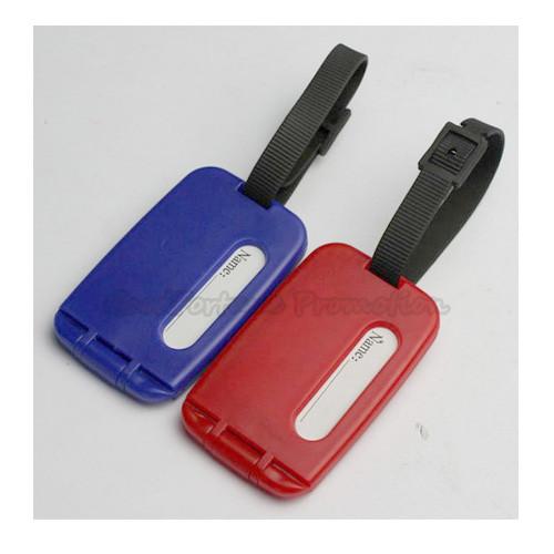 Hot Sale Promotional printed logo travel luggage bag tag label with sewing box gift