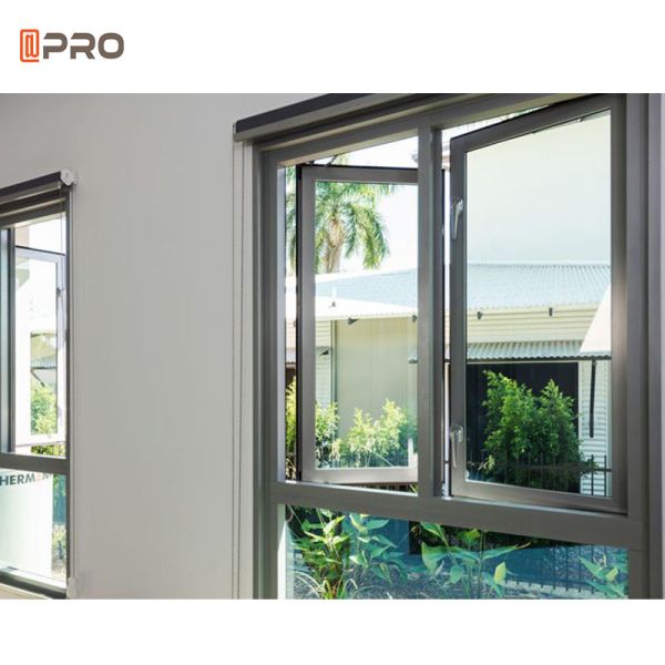 Modern Aluminum Casement Windows Sound Insulation Noise Prevention