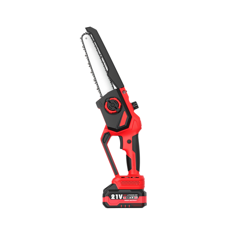 WII-LJ8A Professional Heavy Duty Brushless Cordless Chain Saw 21V 200mm Blade Rechargeable Tool