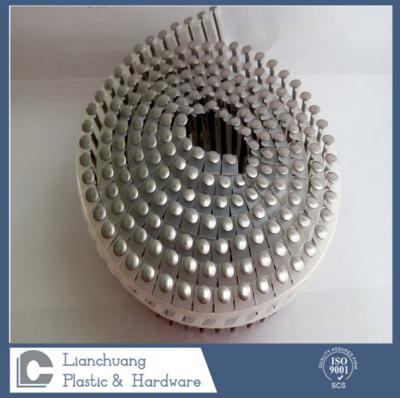 A cabeça oval Ring Shank Nail Gun Plastic ordenou os pregos, ordenados telhando pregos