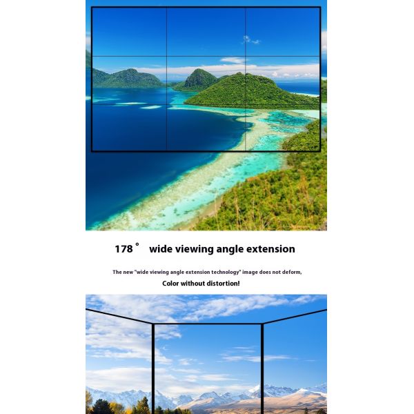 55 Inch Indoor Floor Standing hd Lcd Display 3x3 3x4 4x4 Multi Screen Splicing Lcd Video Wall