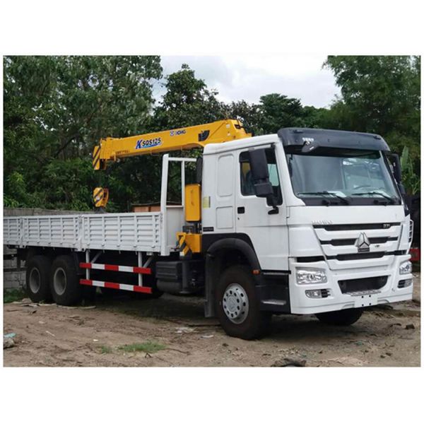 Hitch Mounted Pickup Truck Mobile Boom Crane Sinotruk HOWO 6x4 10 Ton
