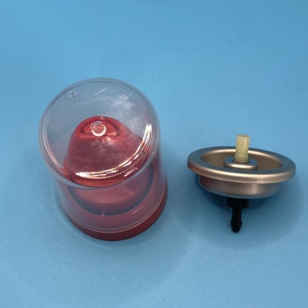 Hair Mousse Inverted Aluminum Valve for Curl Enhancer and Styling Products