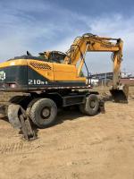 Excavadora hidráulica usada, excavadora moderna original de 210 ruedas