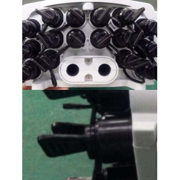 Pre-connection adapter B,connect with fast connector(cable protectors),used in fttx pre-connection box XL series