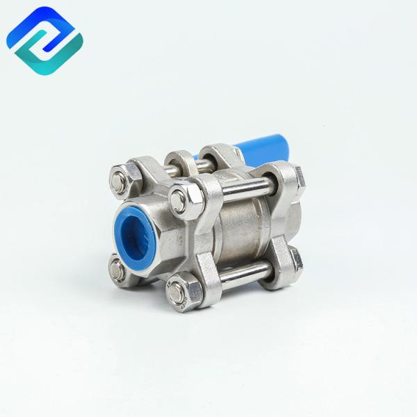 PN63 1000PSI PN63 3PC Ball Valve 2 Inch Lost Wax Casting