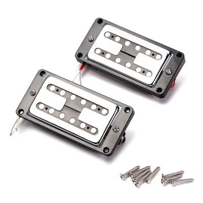 H Style Dual Coil Pickup N9K/B15K Output ABS Metal Humbucker Pickup Set com parafusos