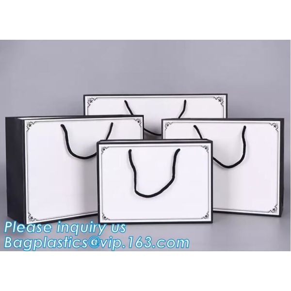 Party, Wedding, Business, Craft, Ornaments, Presents, Christmas Party Supplies, Kraft Paper Gift Bags with Handles