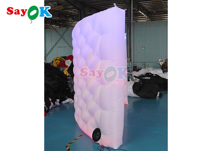 360 Надувные фотобуты Оборудование фоновая стена подсветка с изменением света изогнутый надувные фотобуты стена
