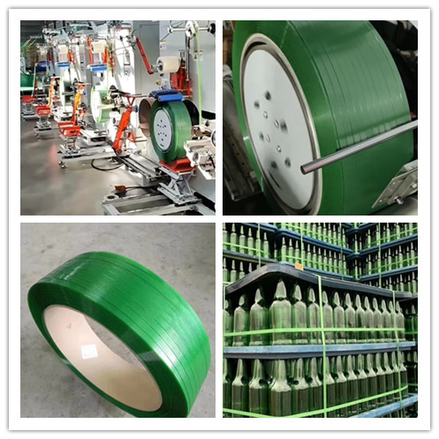 Factory Hot Sale 9-25mm PET Plastic Steel Strapping PET Pallet Strapping PET Steel Strapping for Pneumatic Strapping Machine Automatic Bonding