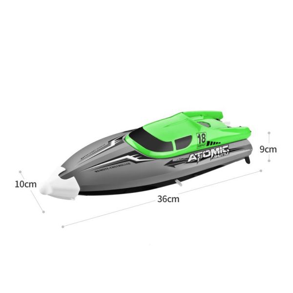 Electric Remote Control Boat in 1 18 Scale with Circulating Water Cooling and Alarm