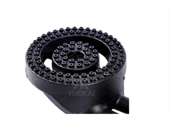Cast iron 150 # gas stove household honeycomb accessories black universal desktop stove head with flameout protection