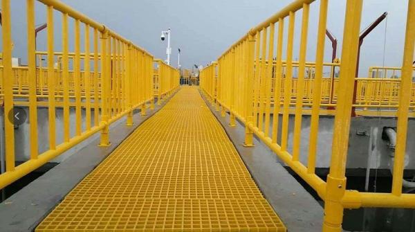 Fibreglass Reinforced Plastic FRP Handrail Used As Fences To Protect Personal Safety