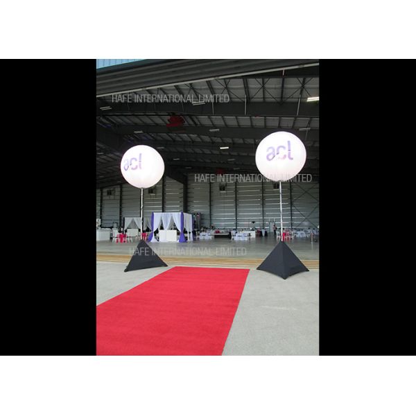 Воздушный шар освещения треноги нержавеющей стали событий на открытом воздухе загорается для выставки автомобиля