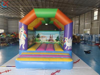 Commercial Inflatable Colorful Bounce House Unicorn Inflatable Jumping Castle