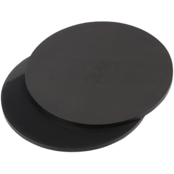 ROHS Compliant Fiber Optic Polishing Tools Rubber Glass Polishing Pad Black