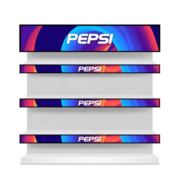 Customized Full HD Ultra Wide 43.9 inch Display for Supermarkets, Touchscreen Digital Display, Stretching Bar LCD