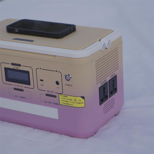 Gerador solar portátil da bateria 12V 7Ah 1500wh do fosfato do ferro do lítio das centrais elétricas do gerador