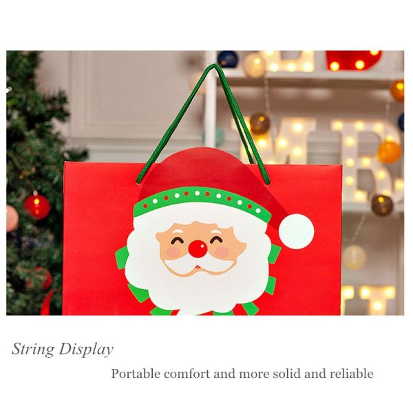 Выбивая Ultraportable дружелюбной подарочной коробки Xmas Eco плоского пакета упаковывая