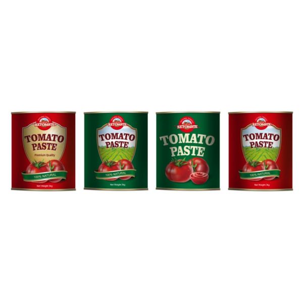3kg Canned Tomato Paste Compliant With ISO HACCP BRC And FDA Production Standards