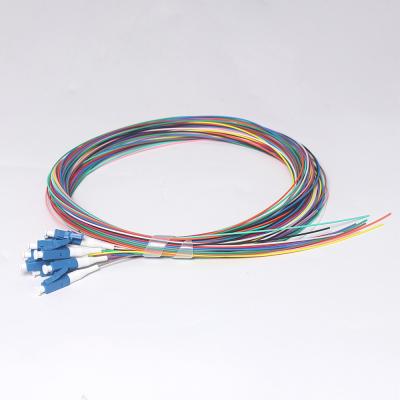 LC UPC Pigtail 12 Core Single Mode Fiber Pigtails 9/125 G652D G657A