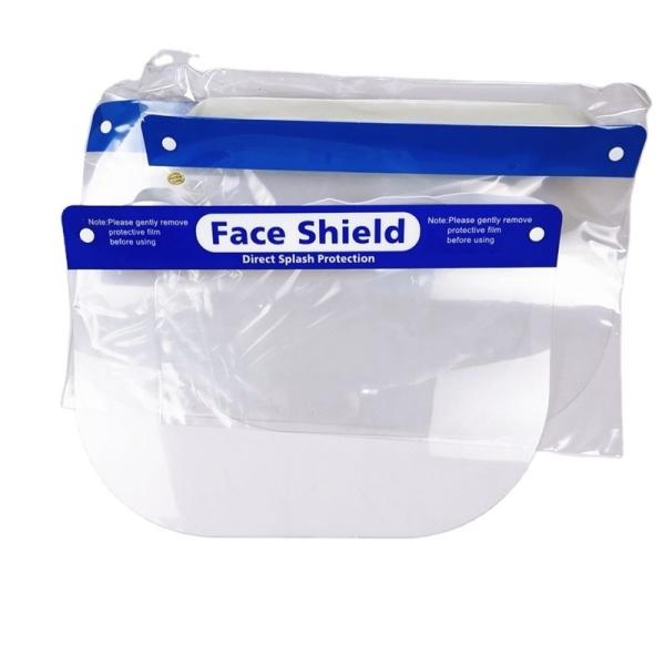 Acid Alkali Proof Clear Plastic Face Shield Reasonable Structure Convenient Portable