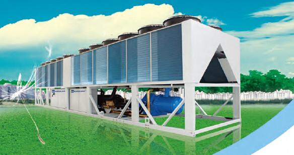 Large Capacity Refrigerating Air Cooled Screw Chiller Long Lifecycle