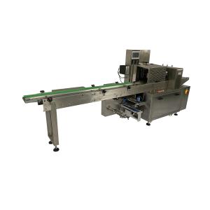 Papa Single Row Flow Packing Machine Fully Automatic Packing Line 304 SS