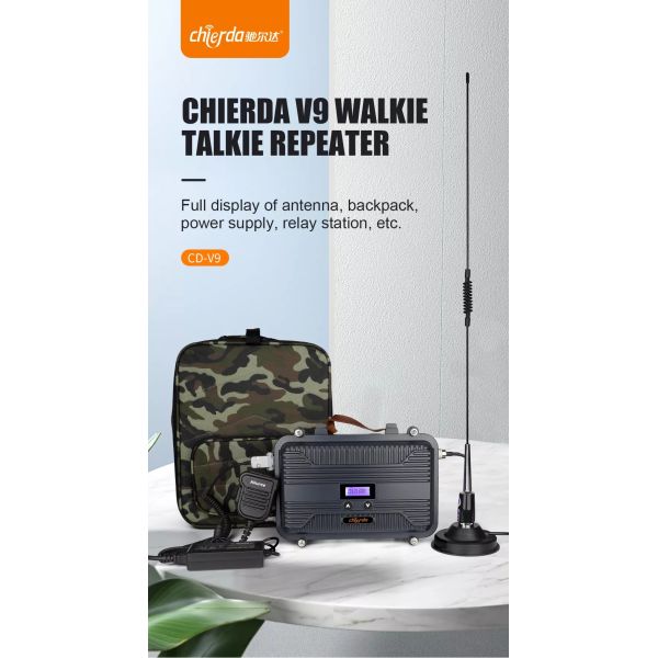 CTCSS/DCS Encode and Decode Network Customizable 10W Full Duplex Walkie Talkie Repeater