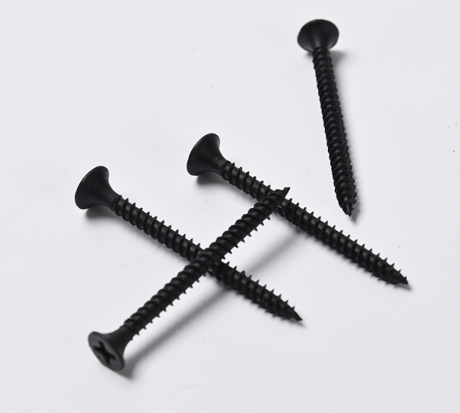 Gypsum Board Phosphate Drywall Screws Black Self Tapping for Wood Metal